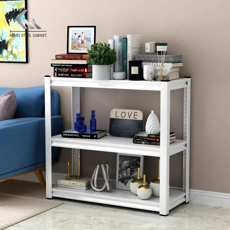 Simple White Color 3 Layer Kitchen Steel Shelf