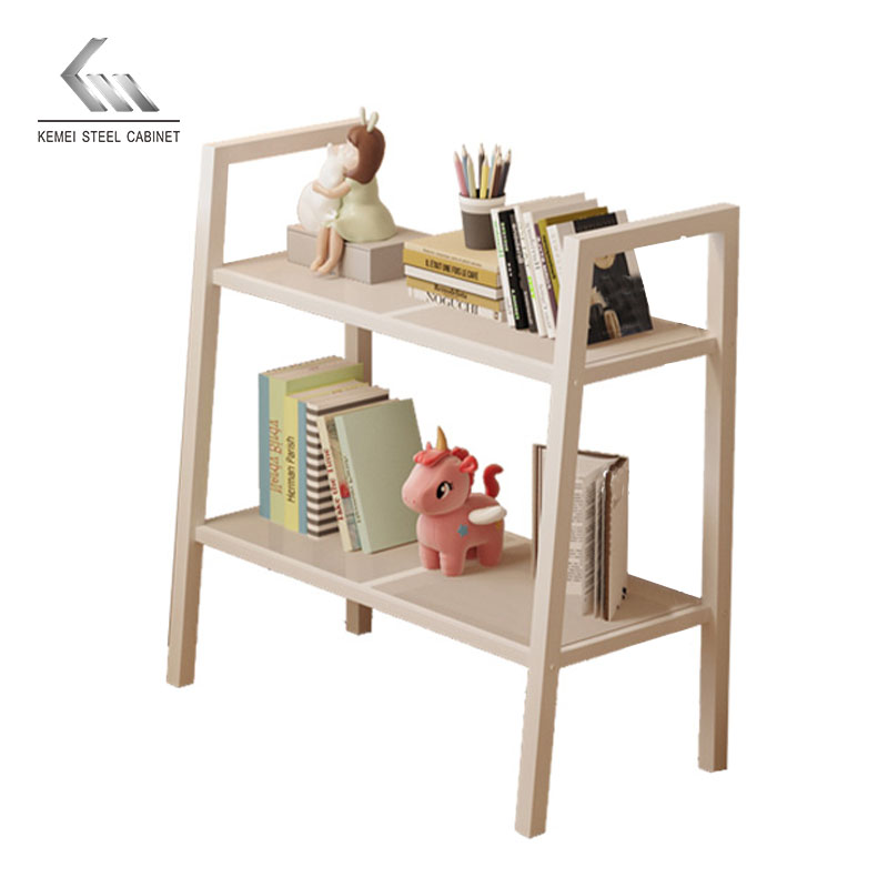 2 Layer Balcony Home Storage Steel Trapezoidal Flower Shelf