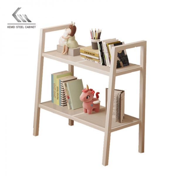 2 Layer Balcony Home Storage Steel Trapezoidal Flower Shelf