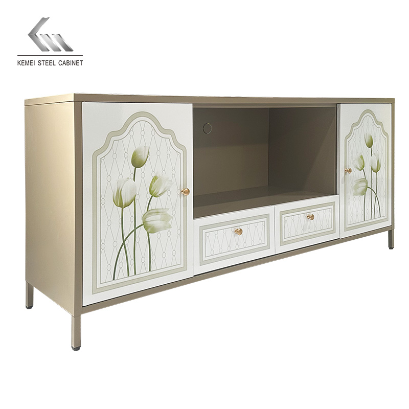 Modern 1600mm TV Stand with Drawers Line Media Console