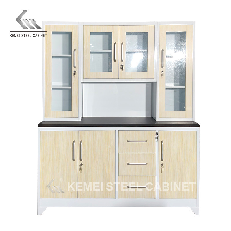 Metal Kitchen Cabinet Furniture Design Steel Cabinet for Wholesa