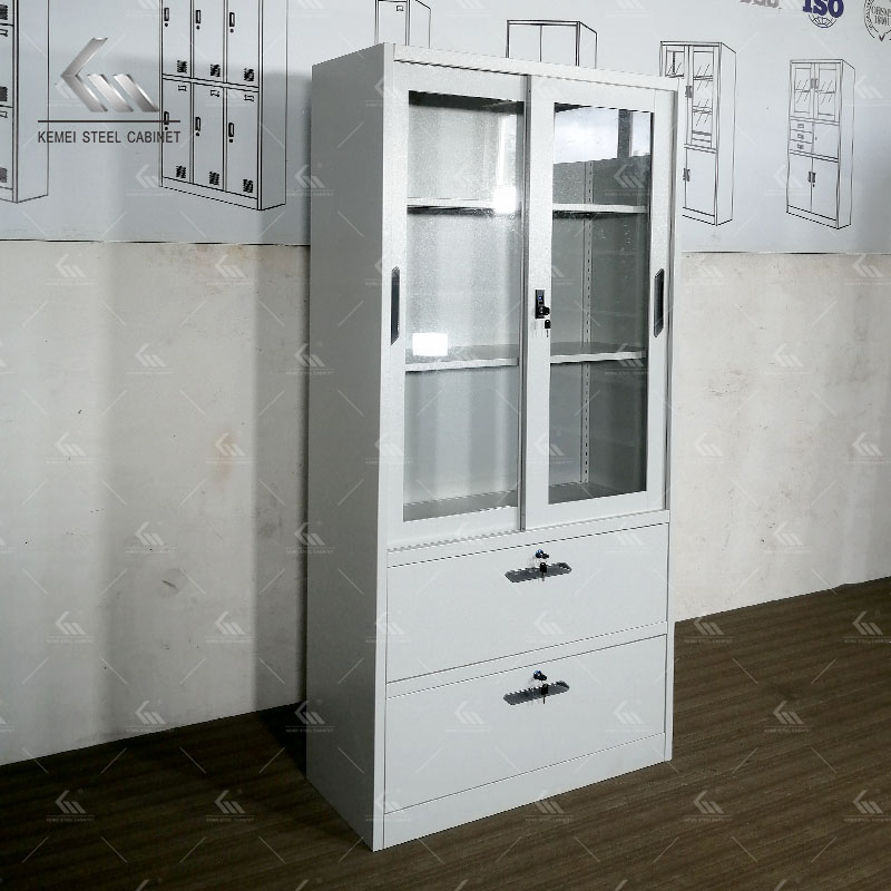 Wholesale Office Metal File Storage Cabinet With 2 Drawers Steel Lockers
