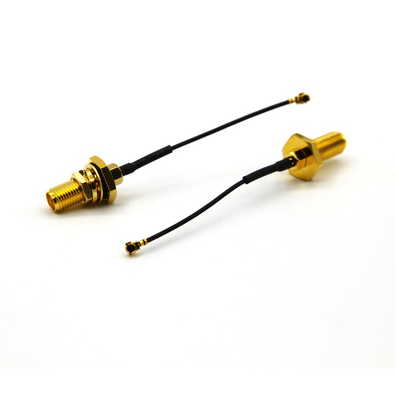 SMA反极性母头-USSⅠ代端子连接器接1.13mm电缆组件