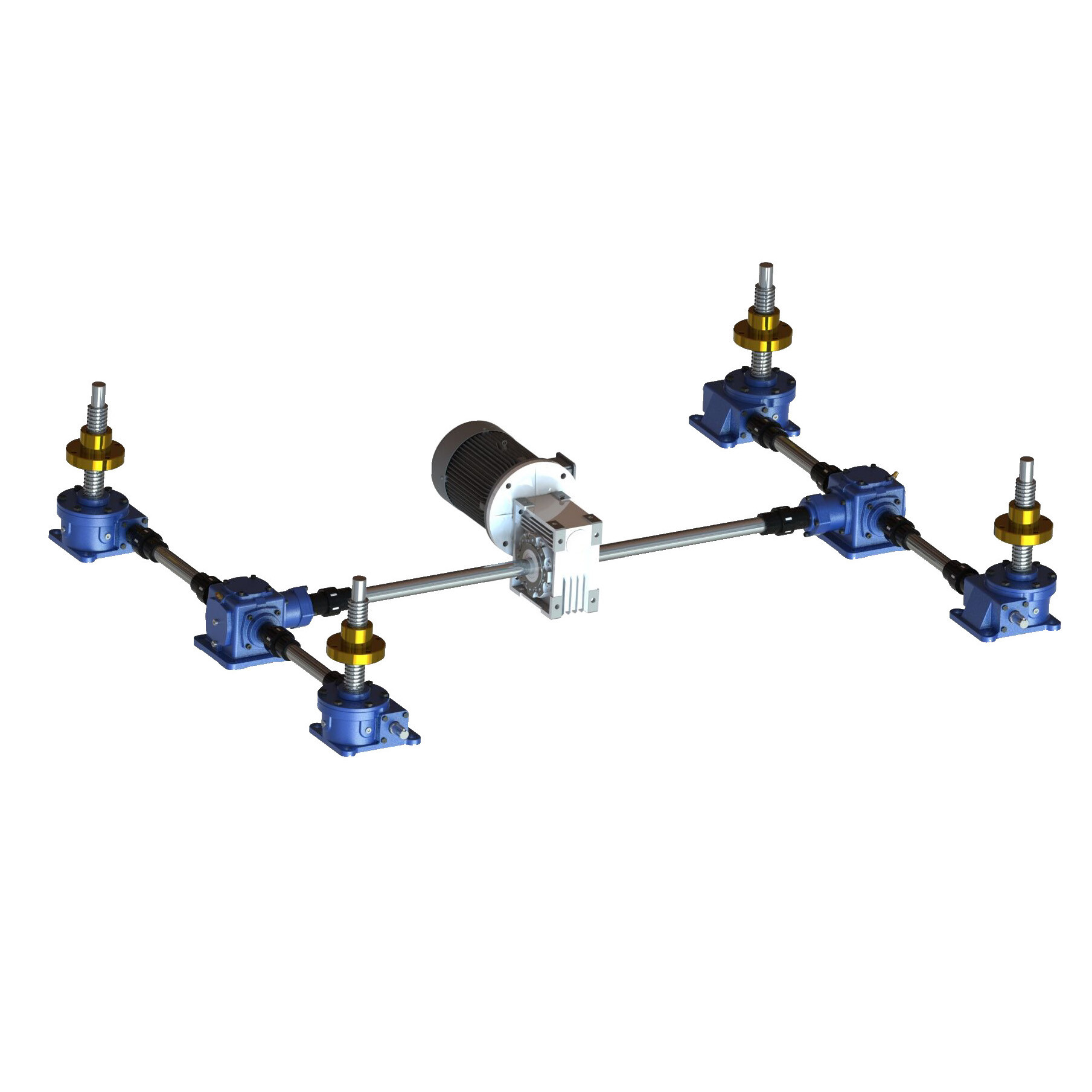 Screw Lifting Linkage Platform