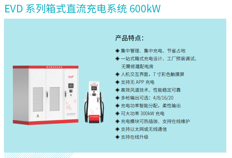 EVD系列箱式直流充电系统600kW