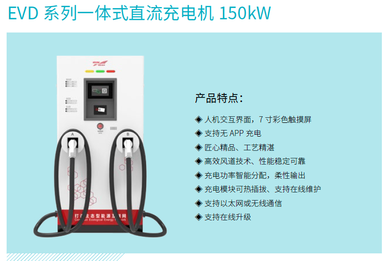 EVD系列一体式直流充电机150kW