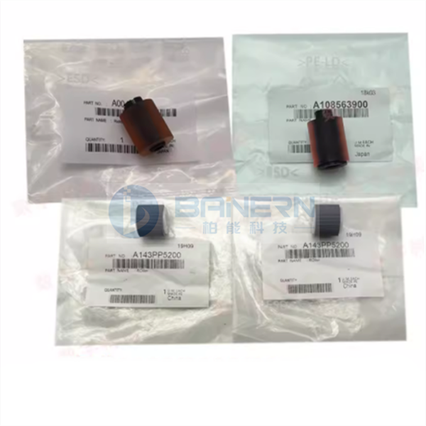 Konica Minolta 1100 6120 6136 C1060 C2060 C2070 C3070 C4070 A108563900 9J07340901 A00J263600 A143PP5200 9J07330102 ADF Pickup roller