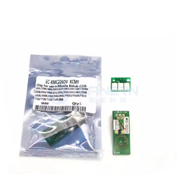 Konica Minolta Bizhub C226 C266 DV215 DV-215 Develper Chip,Drum Chip,Toner Chip