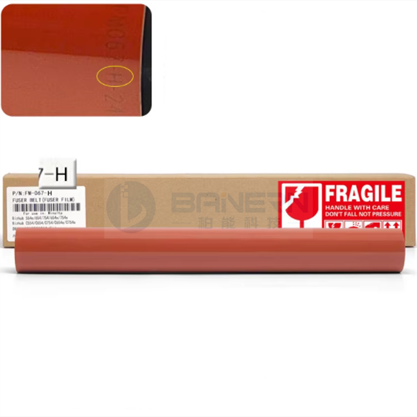  Konica Minolta Bizhub C451 C452 C652 C654 C550 C552 C754 C650 A00J-R721-Film Fuser Fixing Film  Upper Roller Lower Pressure Roller Clenning Roller