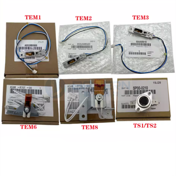 Konica Minolta Press C1085 C1100 C6085 C6100 A50UM50600 65AA88020 65AA88010 A5AWR70T00 A5AWR70U00 Fuser Temperature Sensor&SP00-0210 Upper Thermostat 