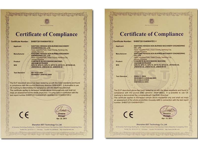 CE certificate
