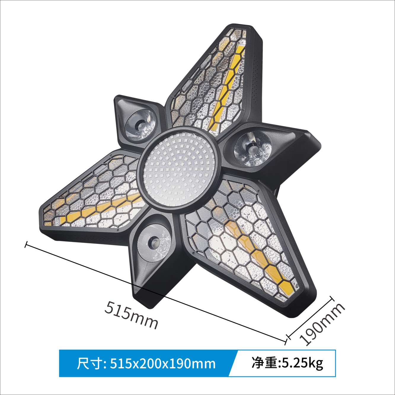 Three leaf retro lamp