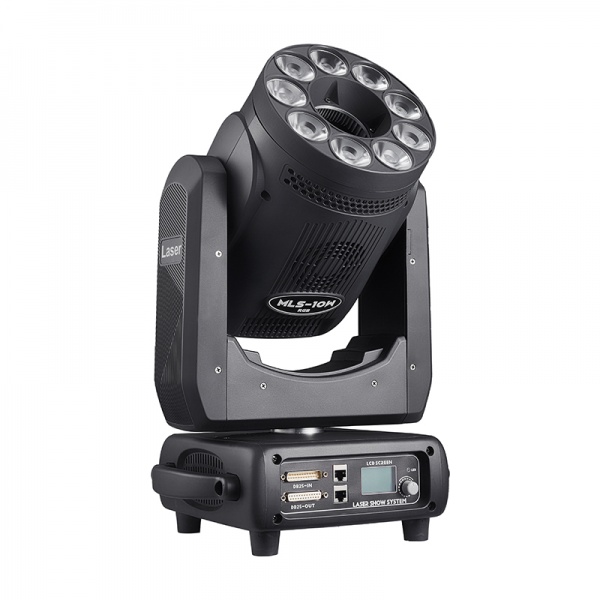 10W shaking head laser+LED dyeing