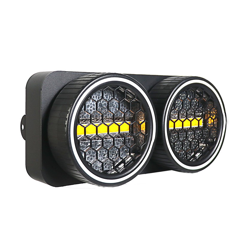 Two Head Wheel Retro Light