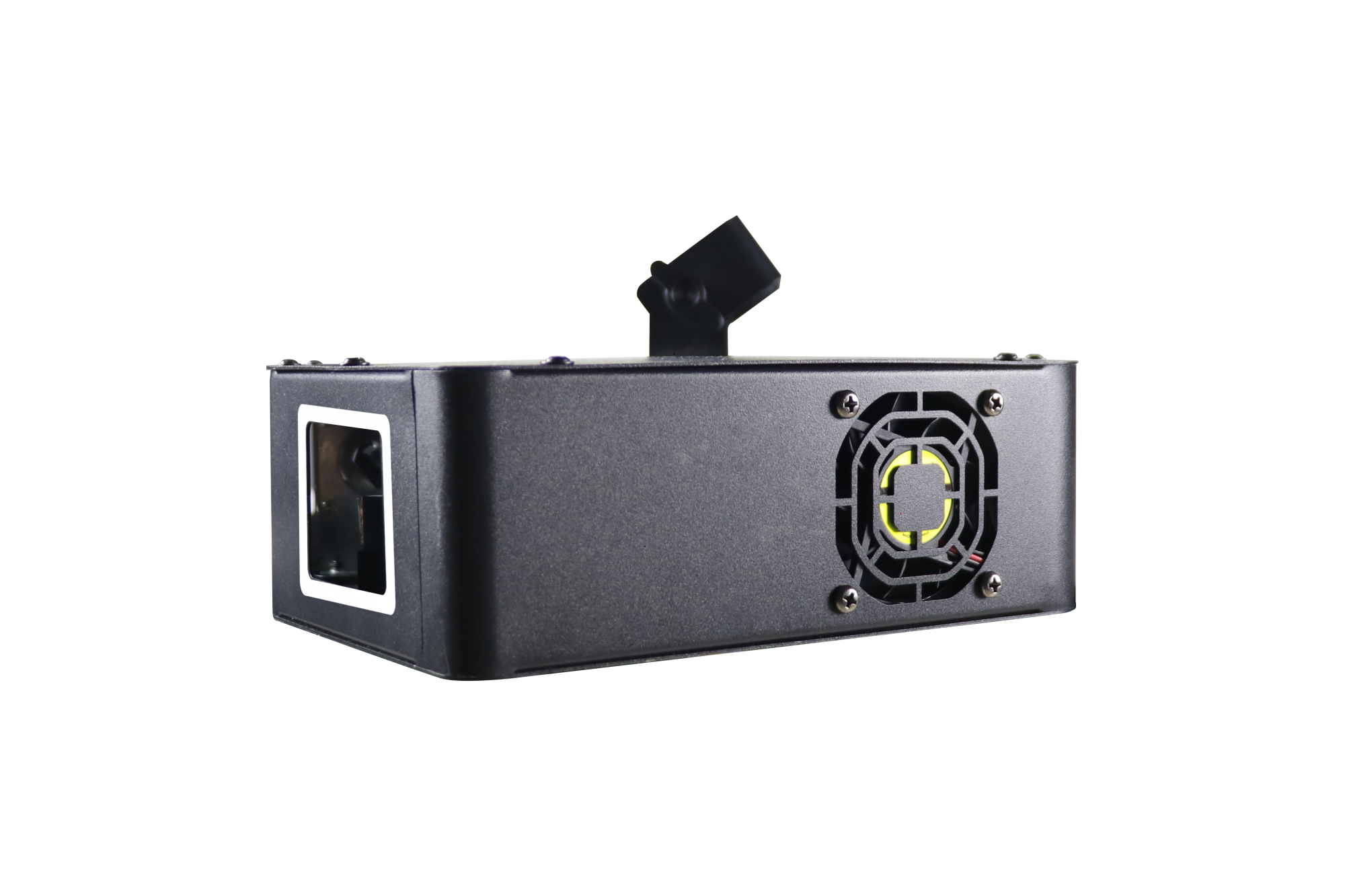  Fan shaped six head full-color scanning laser