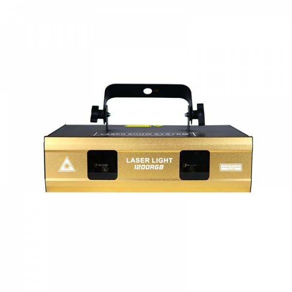 Dual-head full-color animated laser light