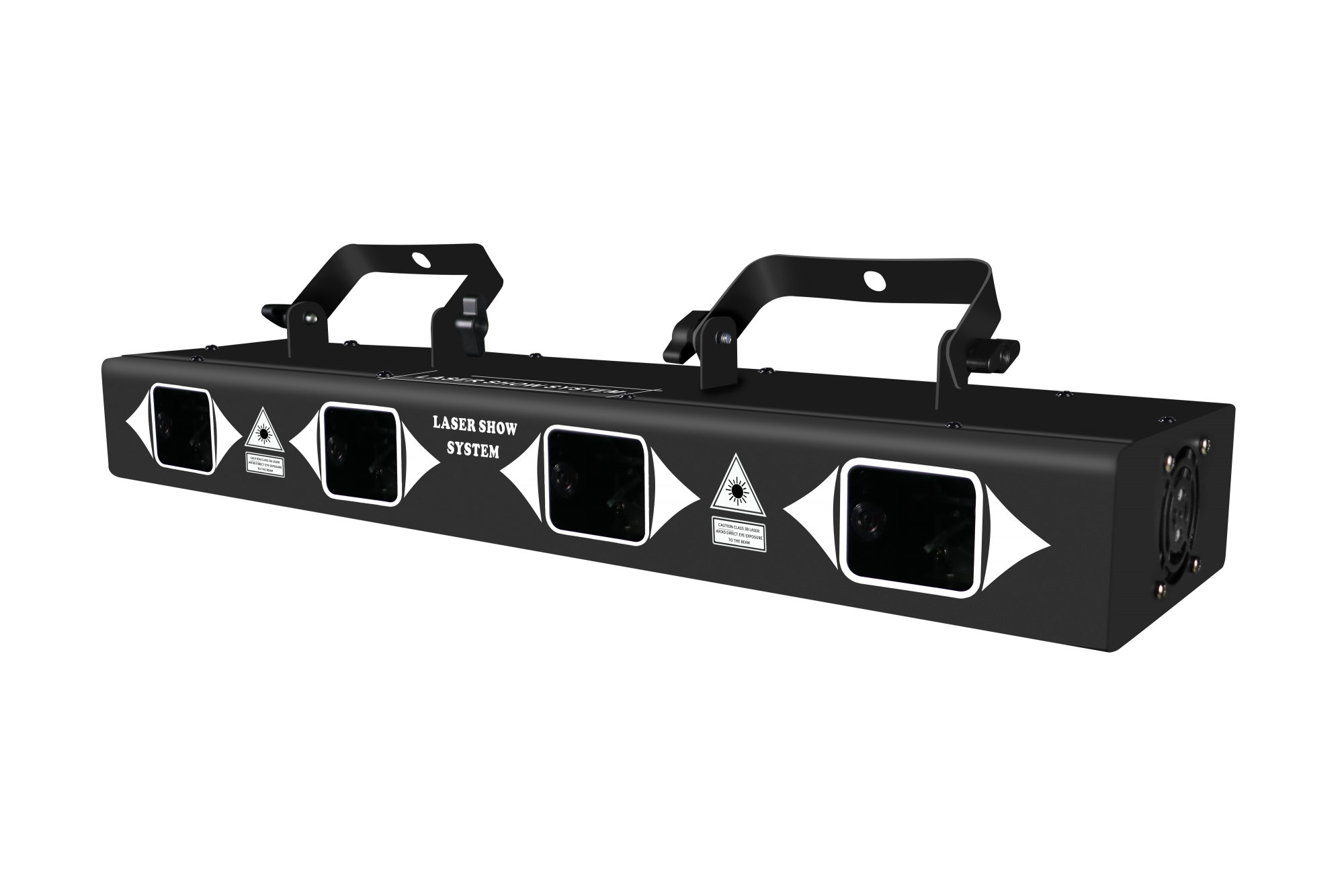 Four-headed, five-color laser lights