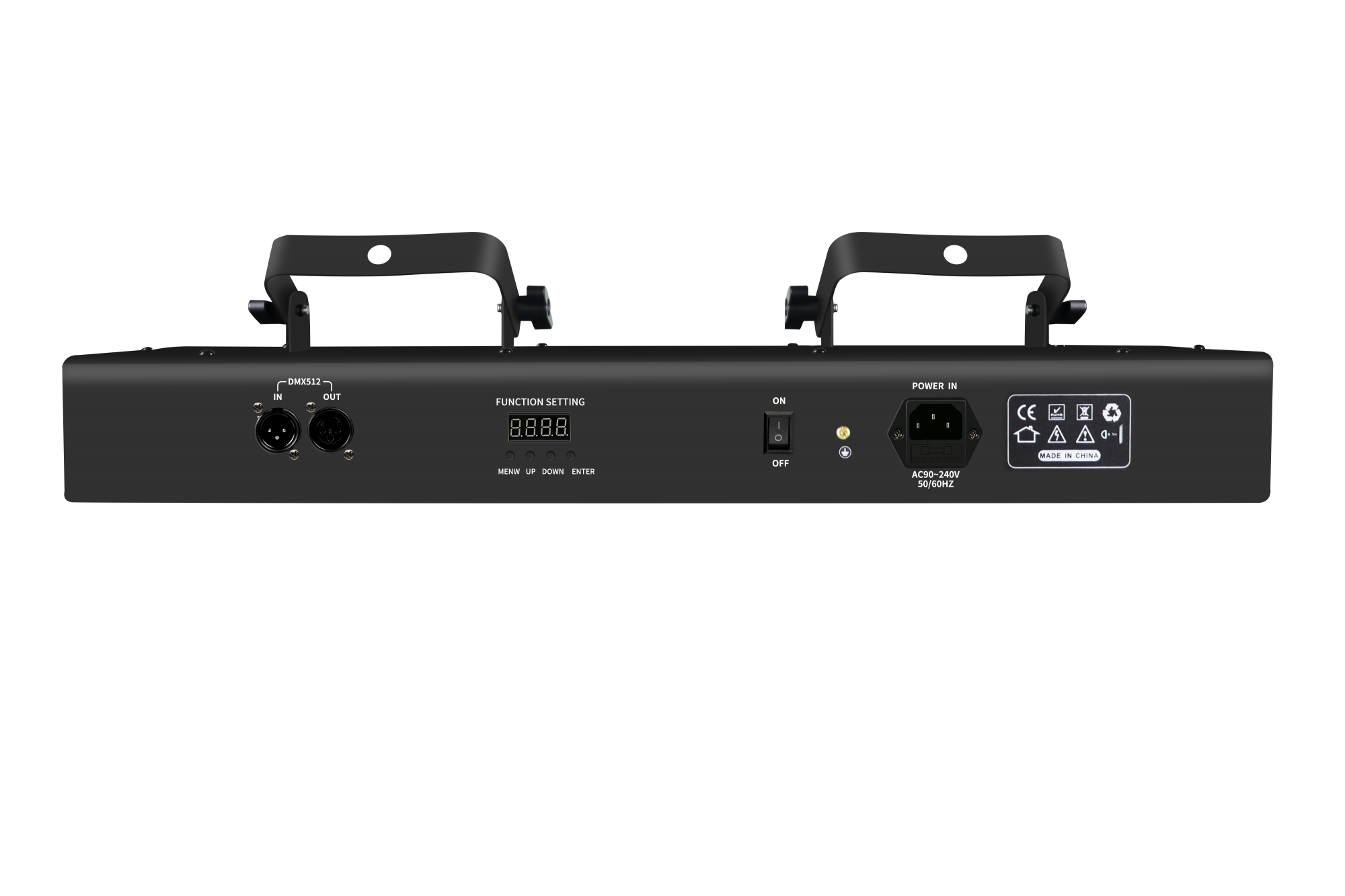 Four-headed, five-color laser lights