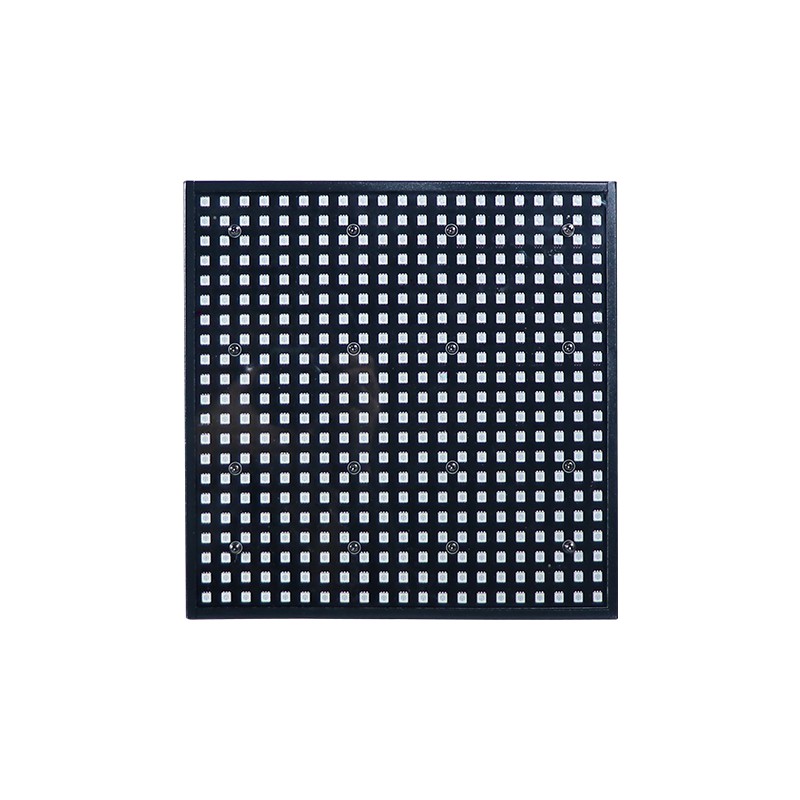 441 colorful strobe lights on the flat panel