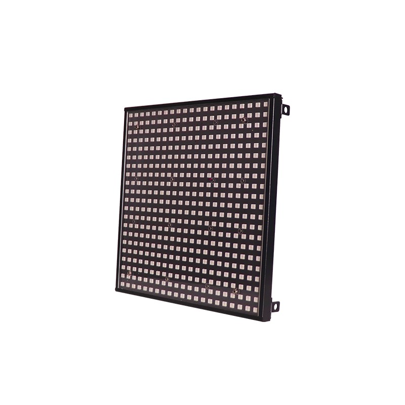 441 colorful strobe lights on the flat panel