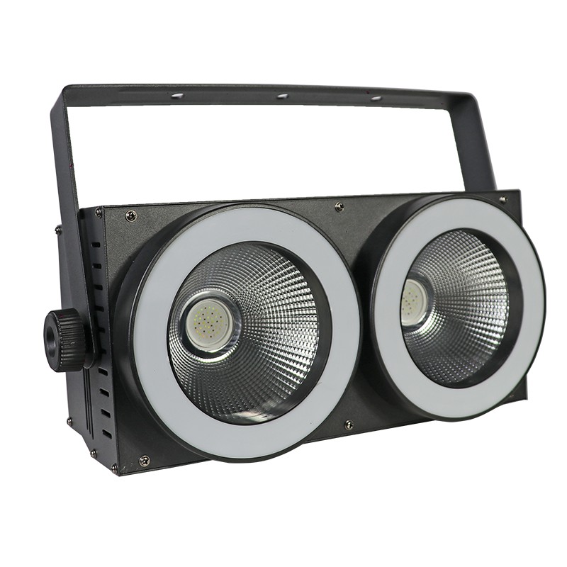 COB 2 Eye Audience Lights RGBW Internal and External Complementary Lights