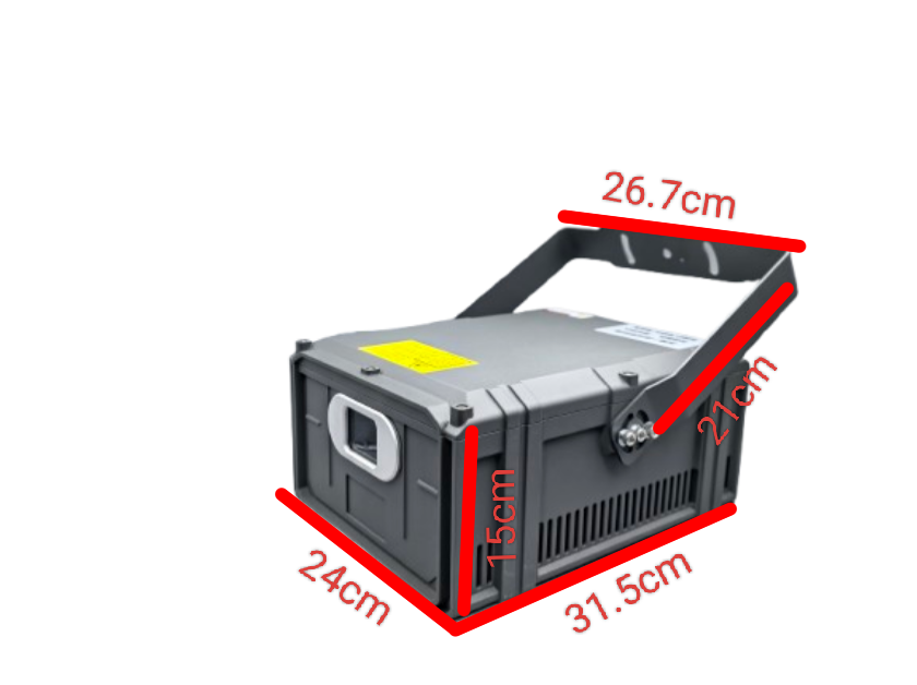 12W full-color animated laser light