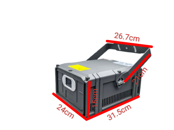 12W full-color animated laser light