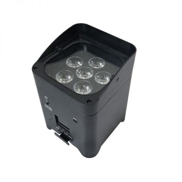 4pcs/6pcs 6-in-1 Wireless Remote Control WiFi Battery PAR Light