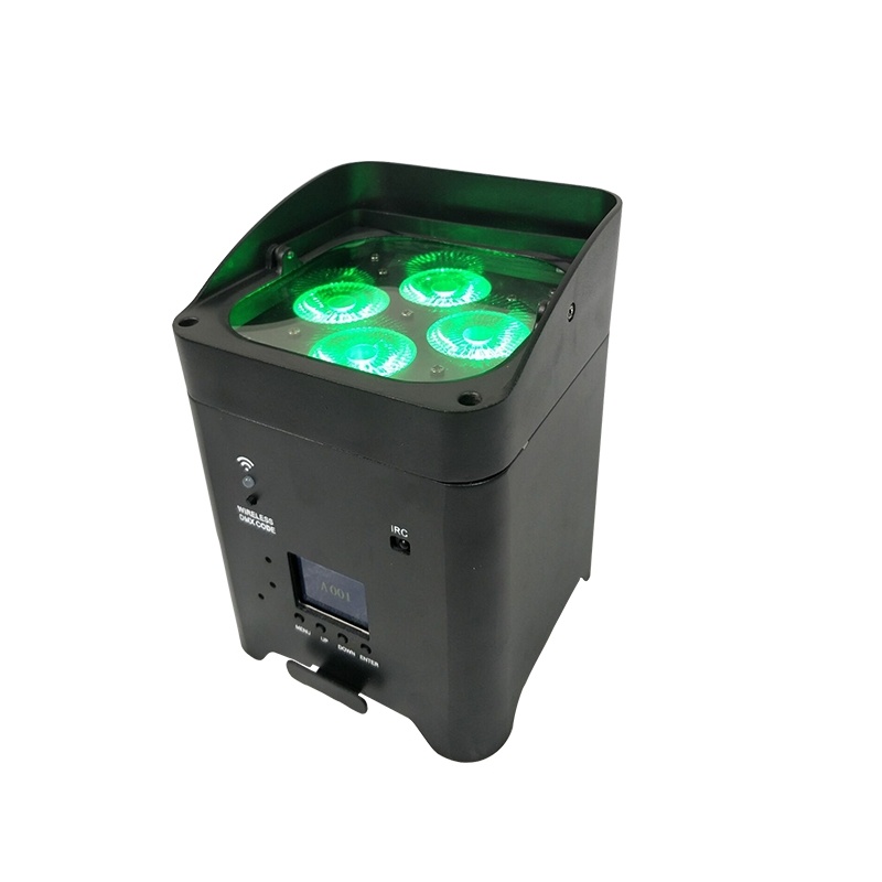 4pcs/6pcs 6-in-1 Wireless Remote Control WiFi Battery PAR Light