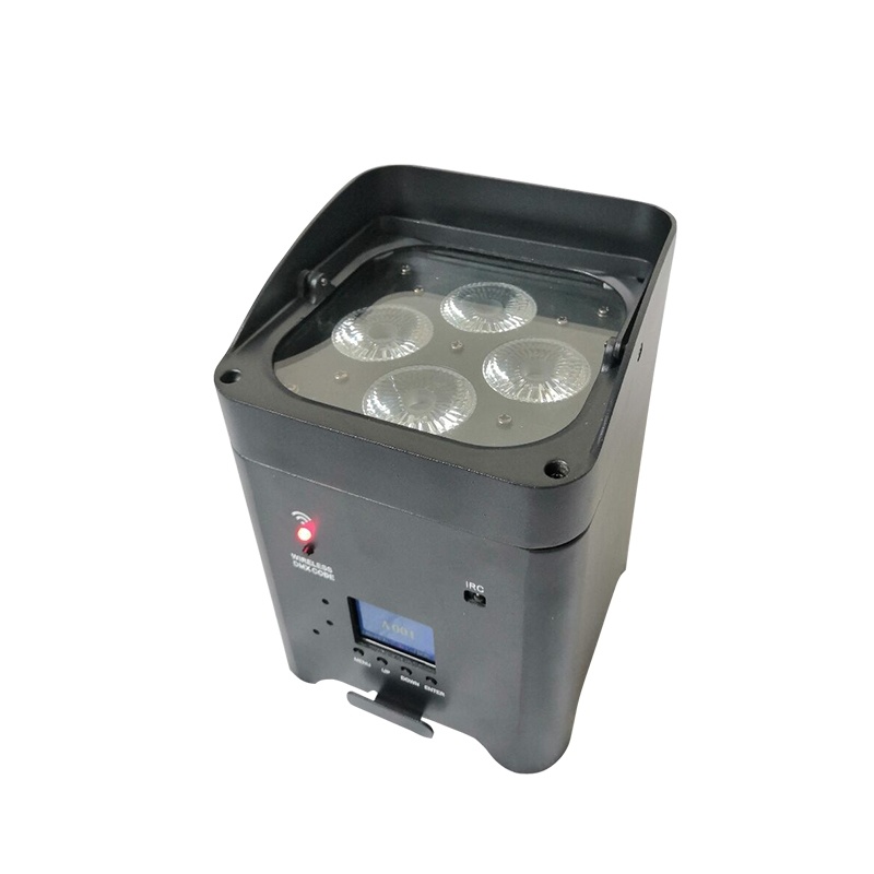 4pcs/6pcs 6-in-1 Wireless Remote Control WiFi Battery PAR Light