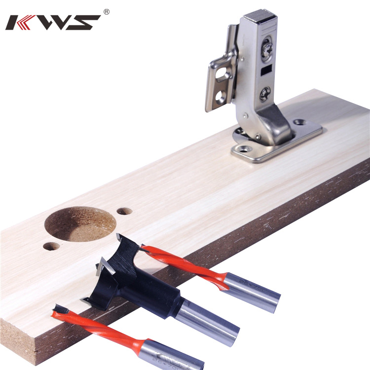 Hinge boring bits