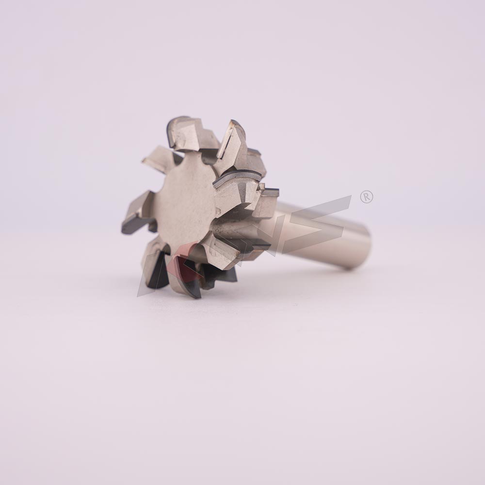 KWS 1/2x45xH18xZ4+4 R5.5 R PCD router bit for milling the handleless door