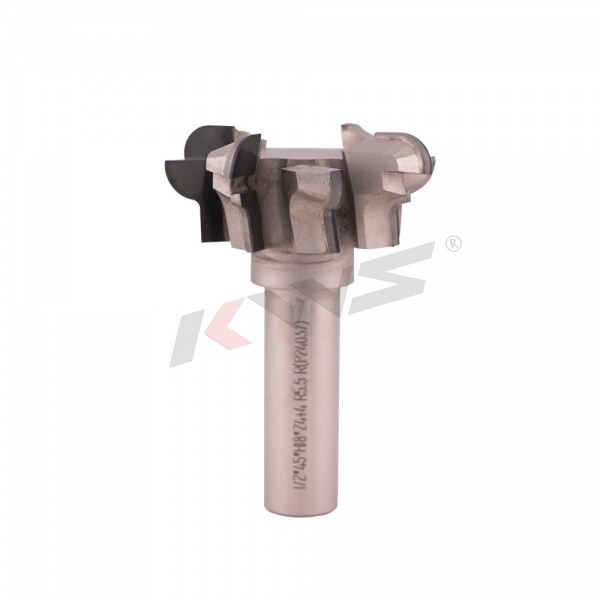 KWS 1/2x45xH18xZ4+4 R5.5 R PCD router bit for milling the handleless door