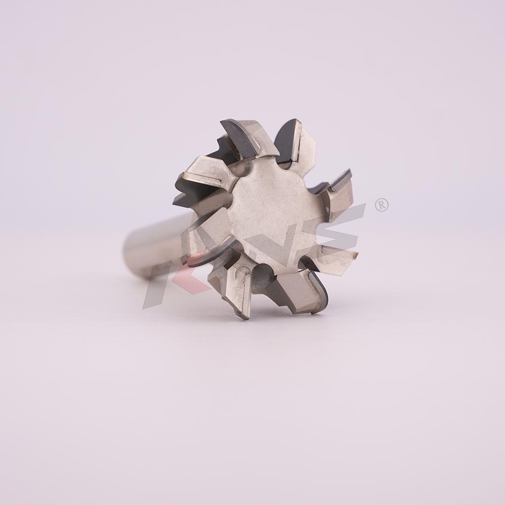 KWS 1/2x45xH18xZ4+4 R5.5 R PCD router bit for milling the handleless door