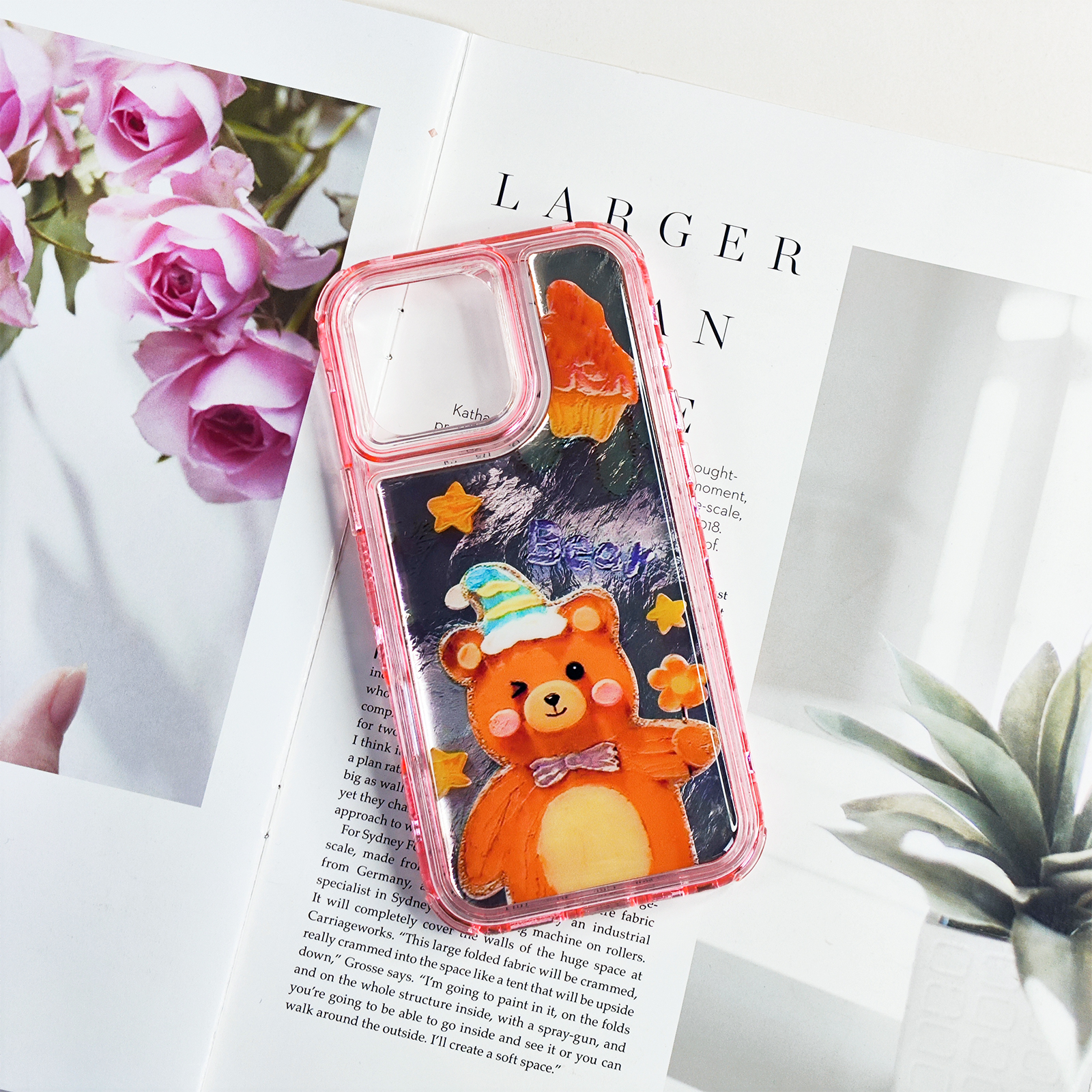 360 Protective Bear Phone Case for iPhone 17 16 15 14 13 12 11 TPU PC Phone Cover