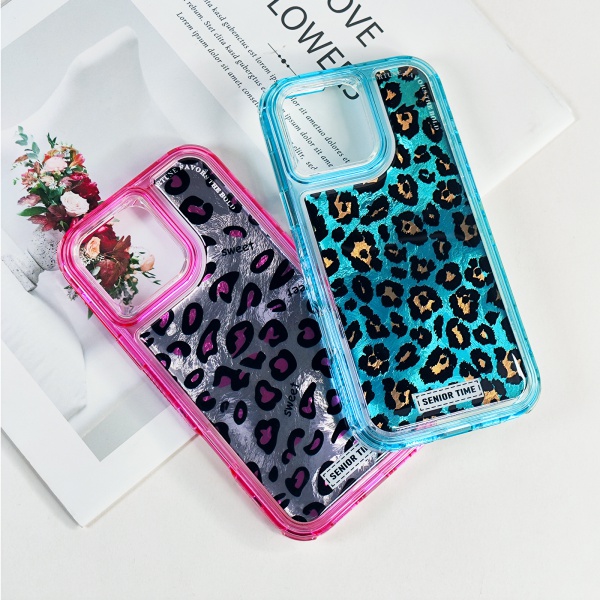 Fashion Leopard Print Phone Case for iPhone16 15 14 13 12 11 Shockproof Cover
