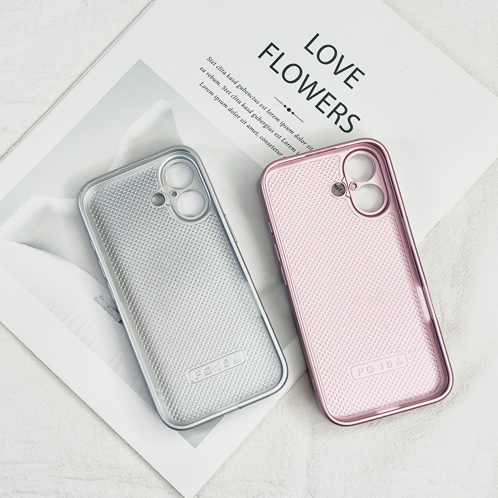 Luxury design phone case for iphone 16 15 14 13 12 11 back cover with metal ring love heart kickstand
