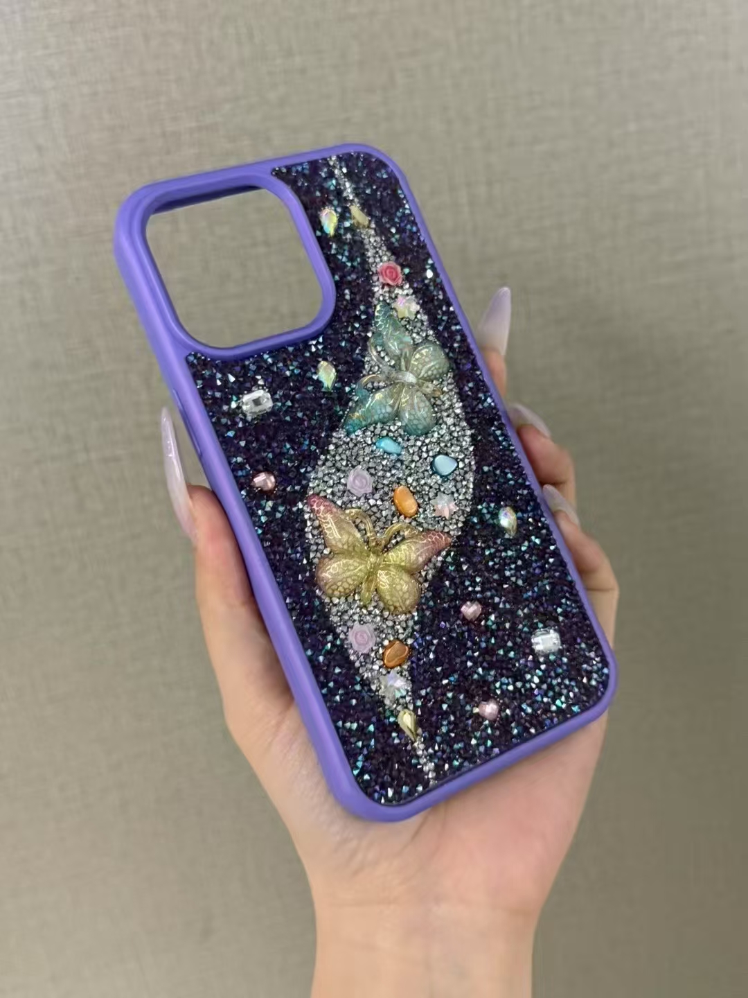 Sparkling Glitter Phone Case for iPhone 16 15 14 13 12 11 