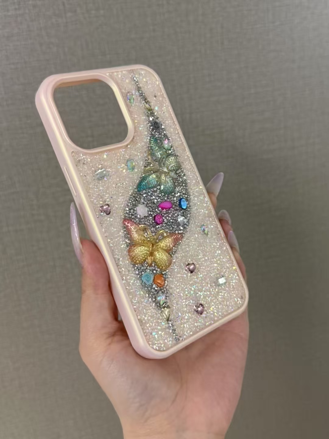 Sparkling Glitter Phone Case for iPhone 16 15 14 13 12 11 