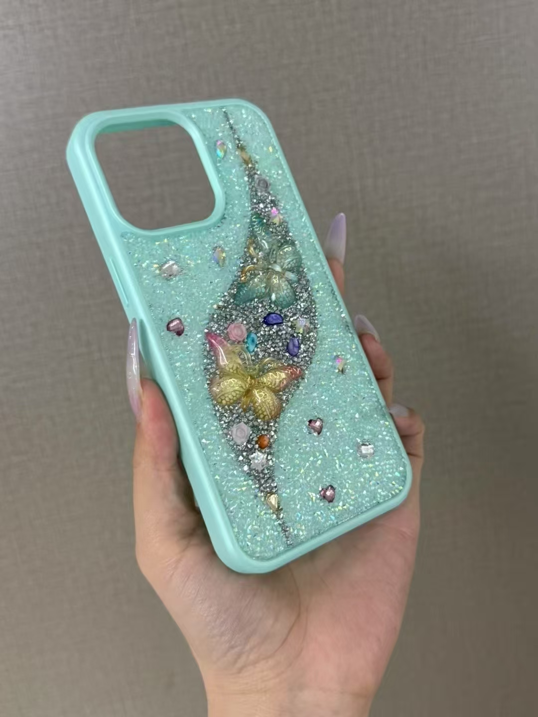 Sparkling Glitter Phone Case for iPhone 16 15 14 13 12 11 