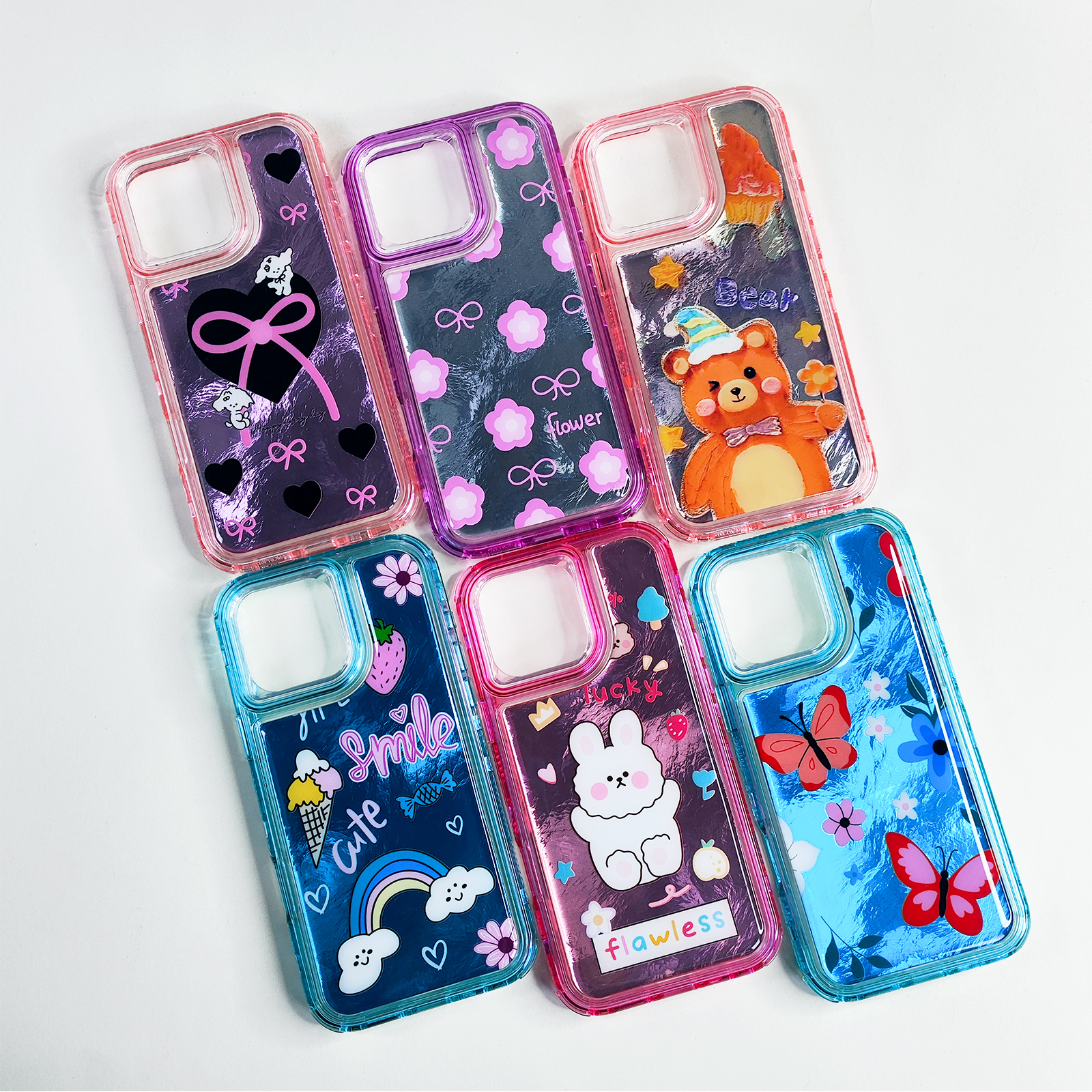 360 Protective Bear Phone Case for iPhone 17 16 15 14 13 12 11 TPU PC Phone Cover