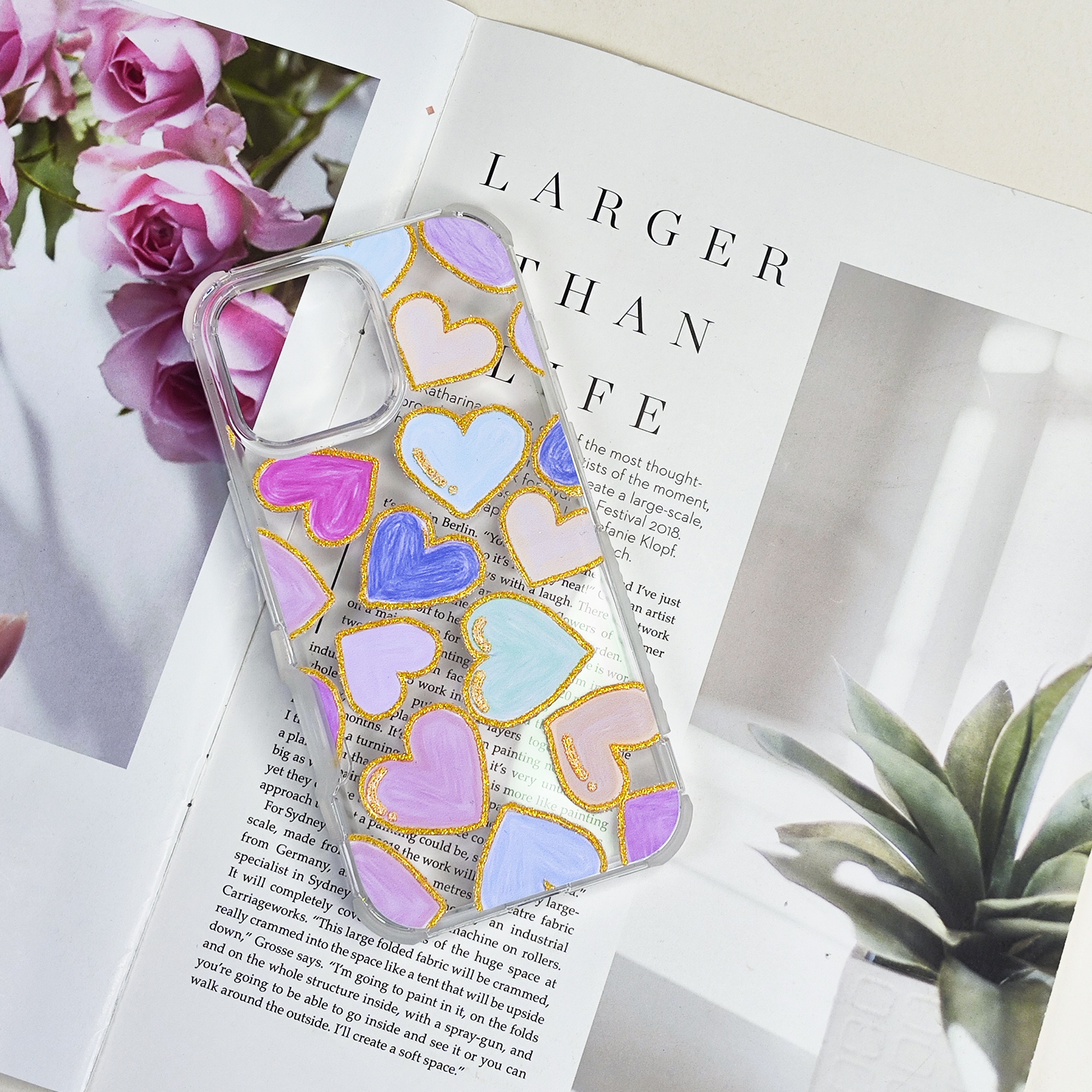 Customized Transparent phone cover for iphone 16 15 14 13 12 11 clear phone case