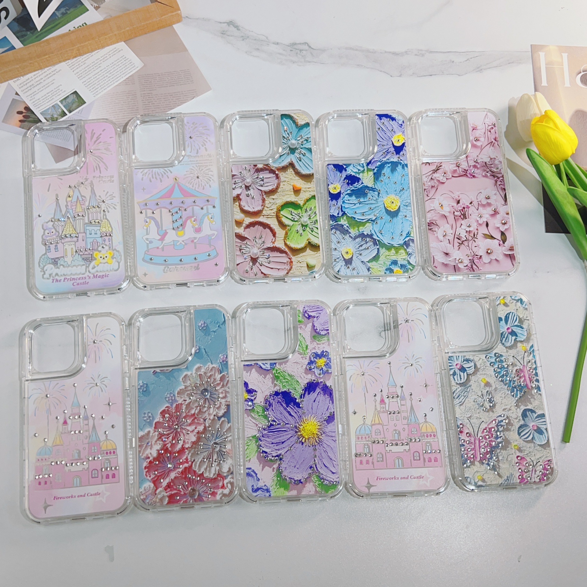 Customized 3 in 1 phone cases for iphone 16 15 14 13 12 protective 360 mobile cover