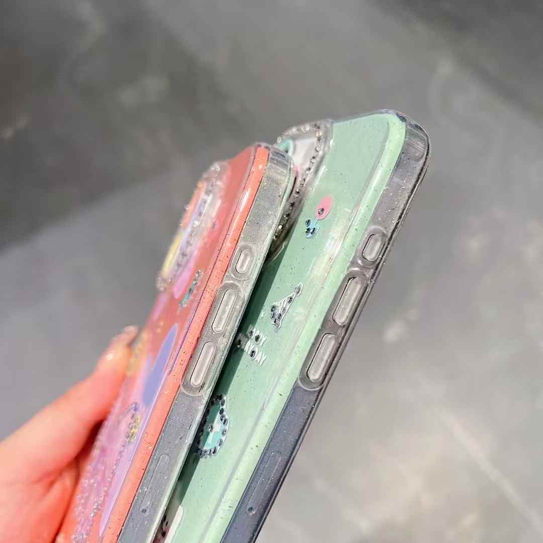 Butterfly lanyard phone cases for iphone 16 15 14 13 12 11 girly phone cover