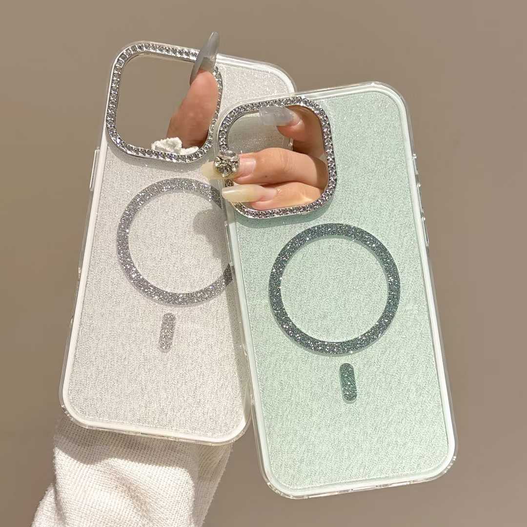Pure color magnetic phone cases for iphone 16 15 14 13 12 11