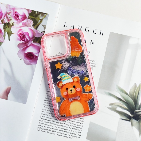 360 Protective Bear Phone Case for iPhone 17 16 15 14 13 12 11 TPU PC Phone Cover