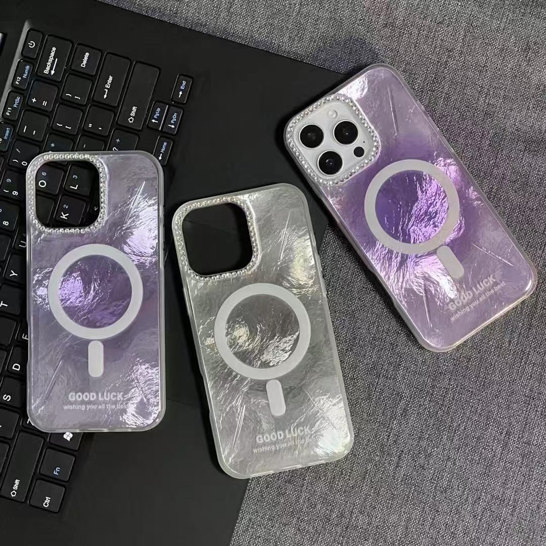 fashion color magnetic phone case for iphone 16 pro max 15 14 13 12 11