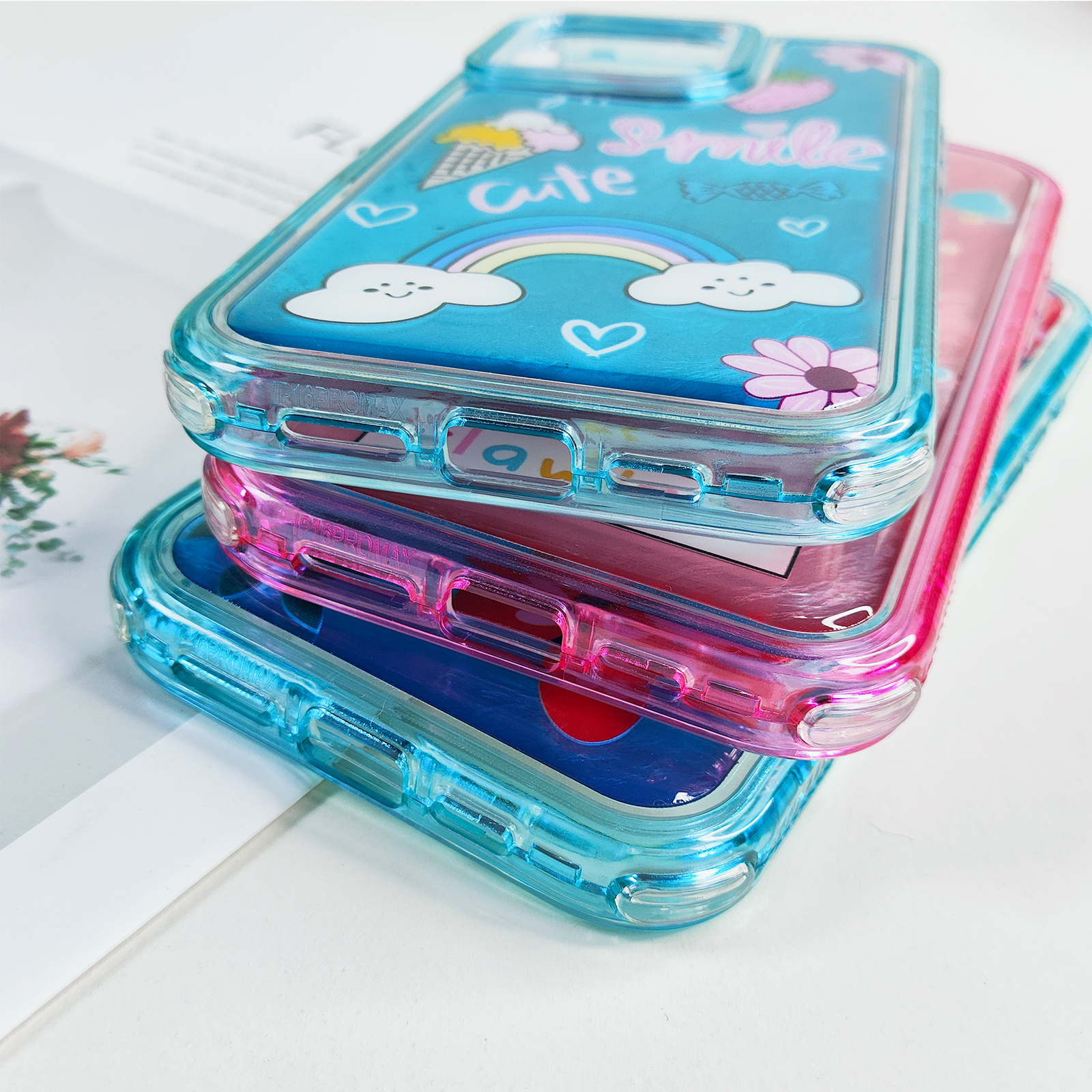360 Protective Bear Phone Case for iPhone 17 16 15 14 13 12 11 TPU PC Phone Cover