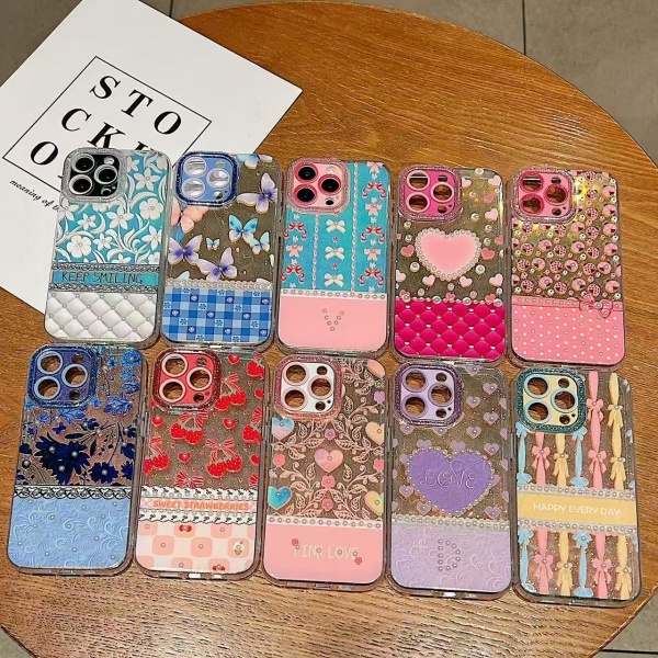 customized girly phone cases for iphone 16 15 14 13 12 11 fancy phone cover