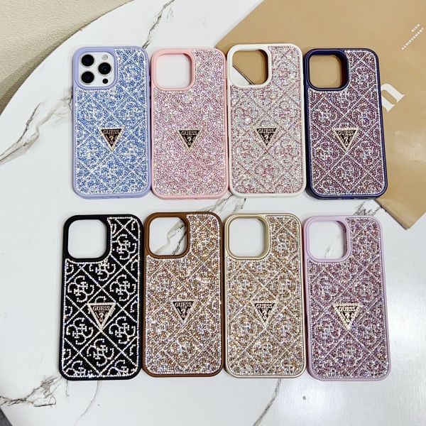 Luxury design glitter phone cases for iphone 16 15 14 13 12 11 bling cover